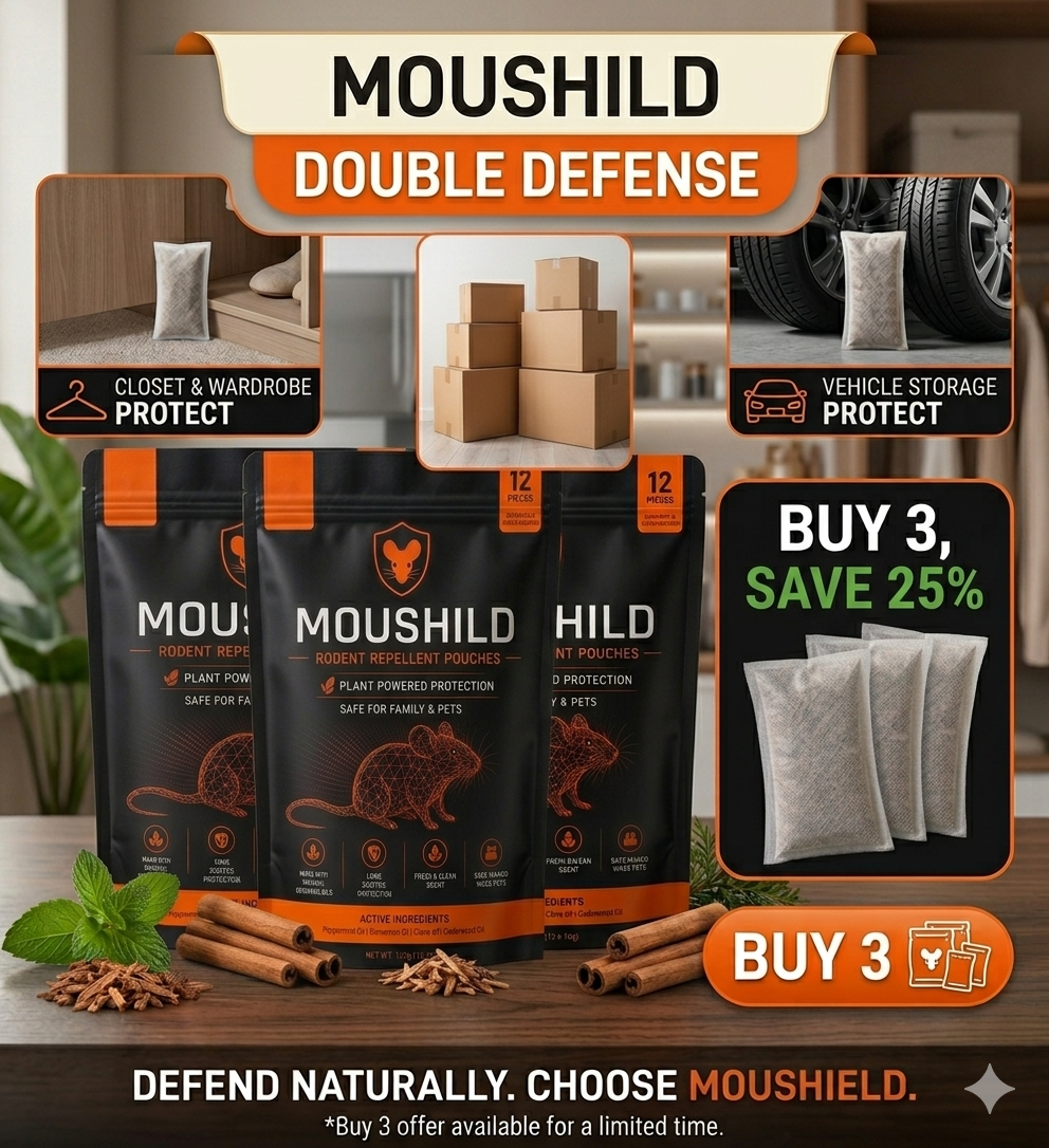 Moushield Natural Mouse & Rodent Repeller Pouch