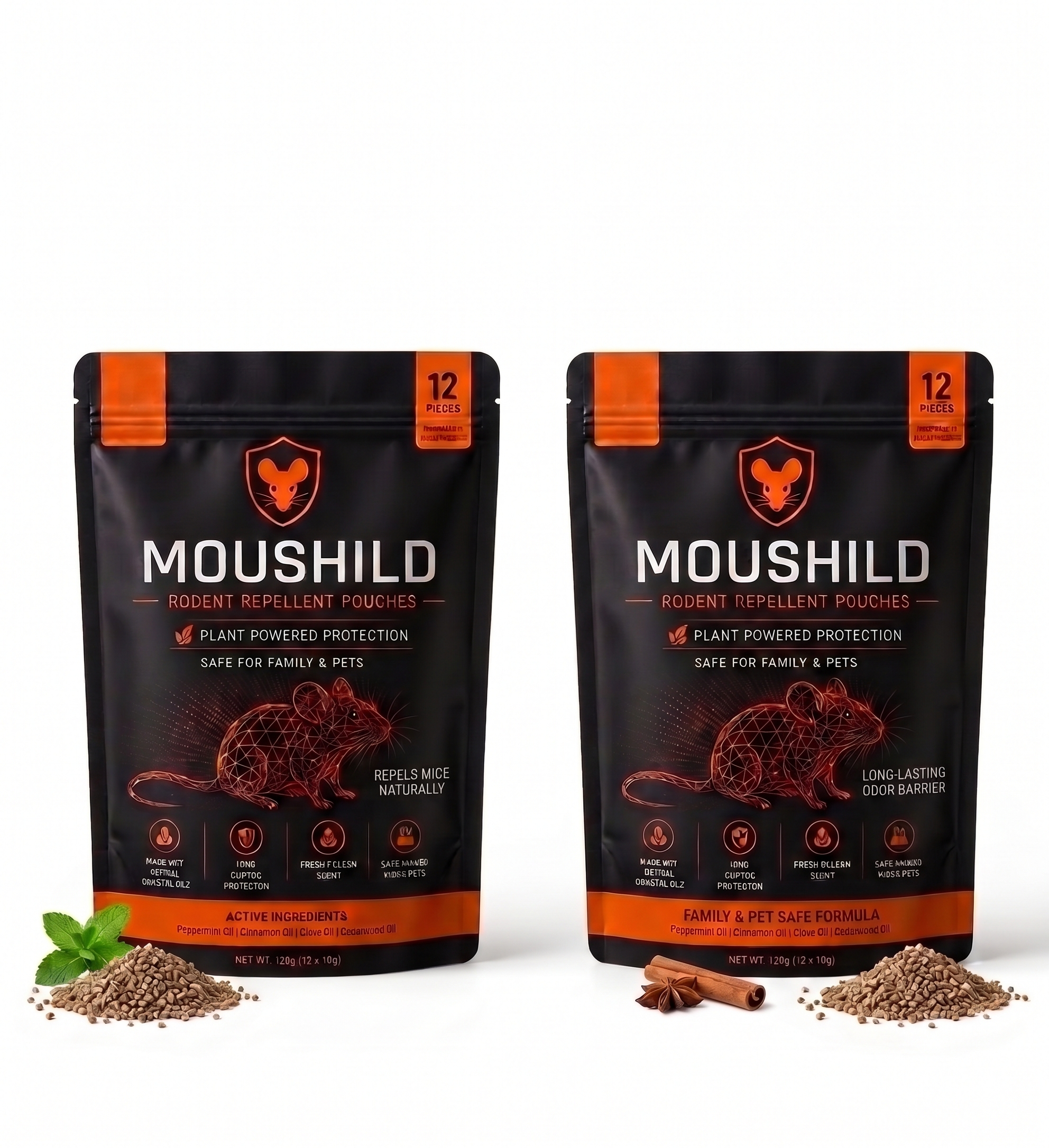 Moushield Natural Mouse & Rodent Repeller Pouch