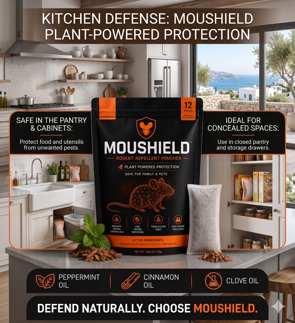 Moushield Natural Mouse & Rodent Repeller Pouch